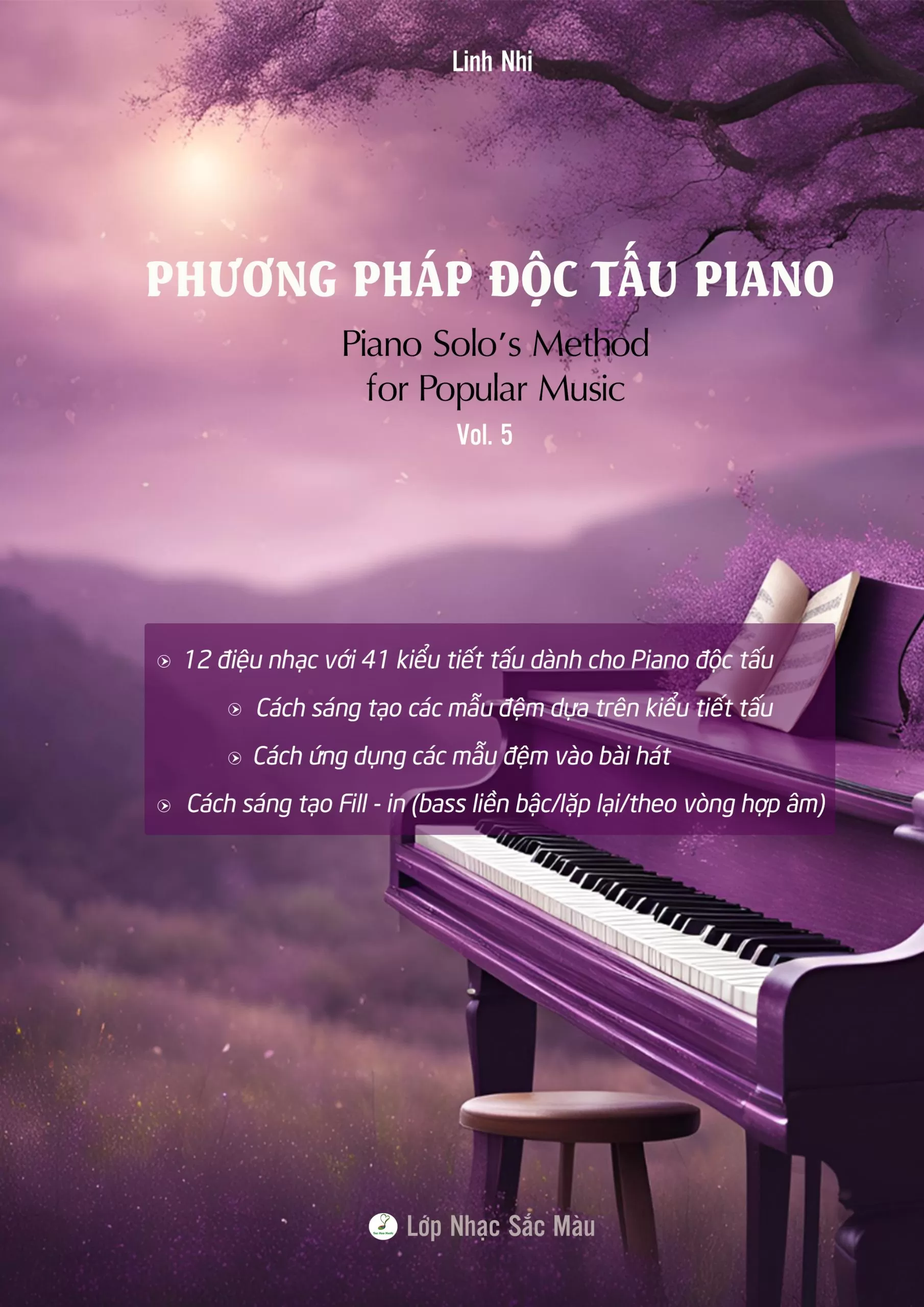 Phương pháp độc tấu piano nhạc nhẹ – Tập 5 Solo / Cover 1 Bia PP doc tau tap 5 scaled